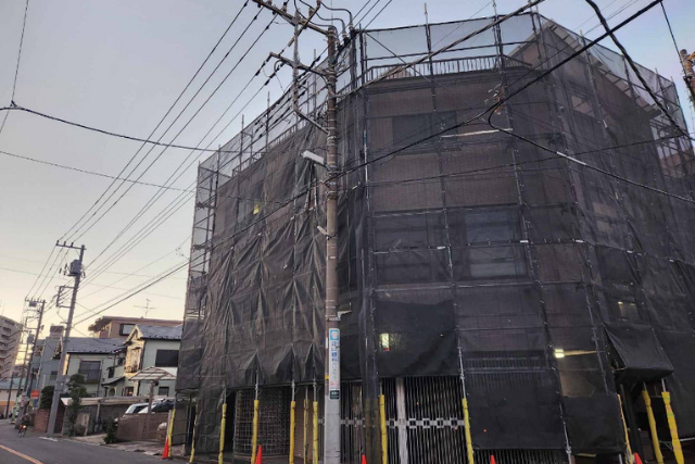 社屋全面改修工事はスタートしました