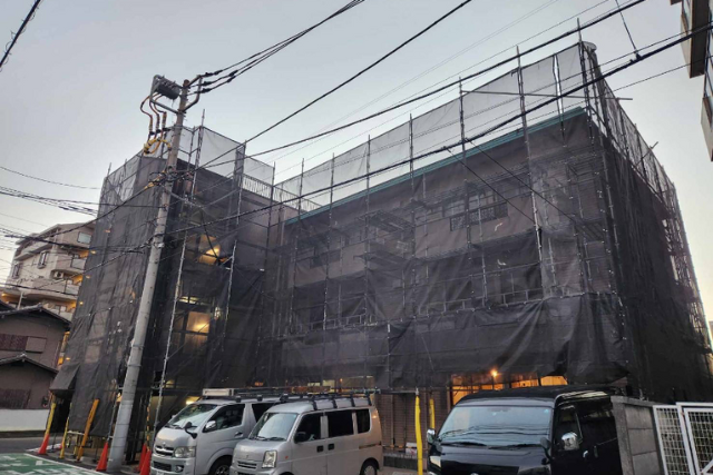 社屋全面改修工事はスタートしました