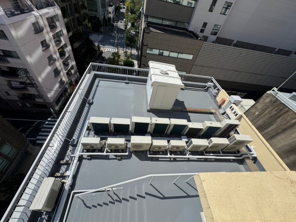 外装工事の様子1